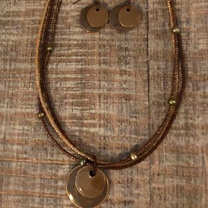 Necklace and earring set